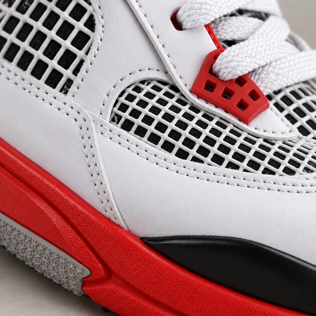 Close-up of sneaker material textures